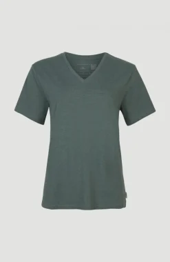 Clearance O’Neill T-shirt Essentials Met V-hals | Balsam Green