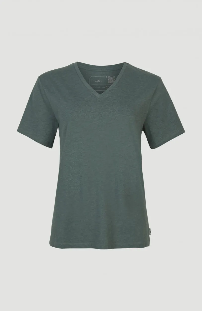 Clearance O’Neill T-shirt Essentials Met V-hals | Balsam Green