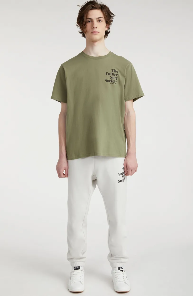 Online O’Neill T-shirt Future Surf Society | Deep Lichen Green