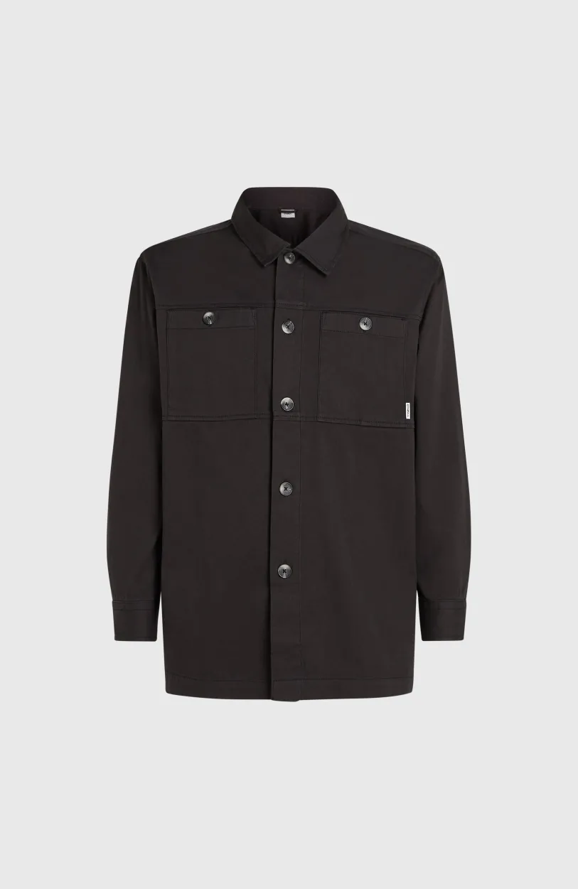 Discount O’Neill Twill Overshirt | Black Out