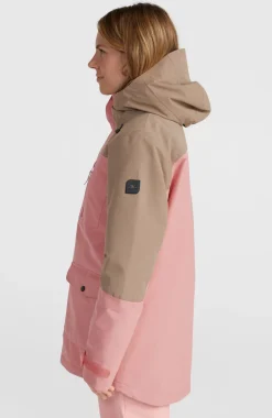 Clearance O’Neill Utility Hybrid Wintersportjas | Genuine Pink Colour Block