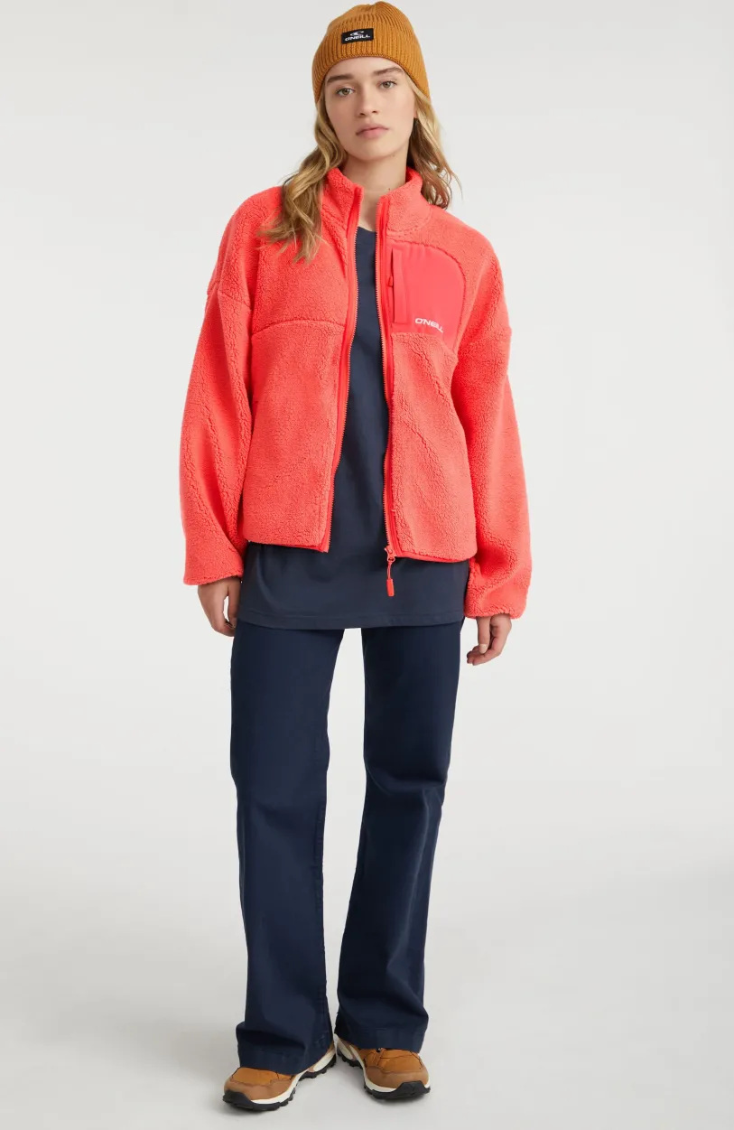 Clearance O’Neill Vest Cloudrest Fleece | Red Orcher