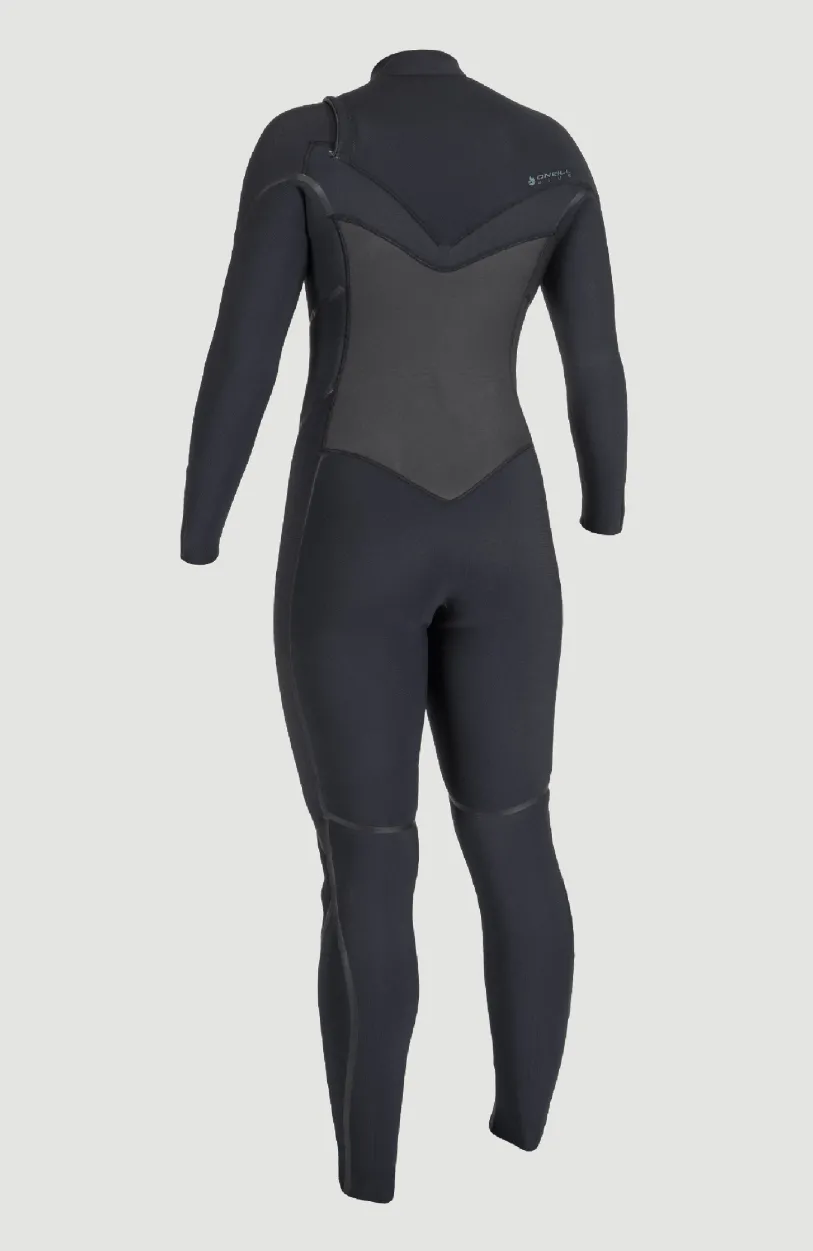 O’Neill WMS PSYCHO TECH 4/3+ CHEST ZIP FULL | BLACK/BLACK