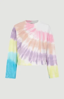 Hot O’Neill Women Of The Wave Crew Sweatshirt | Blue Tie Dye