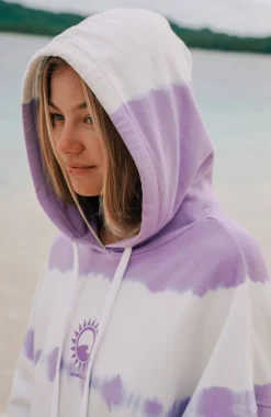 Hot O’Neill Women Of The Wave Hoodie | Purple Tie Dye
