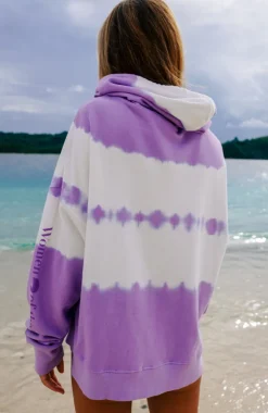 Hot O’Neill Women Of The Wave Hoodie | Purple Tie Dye