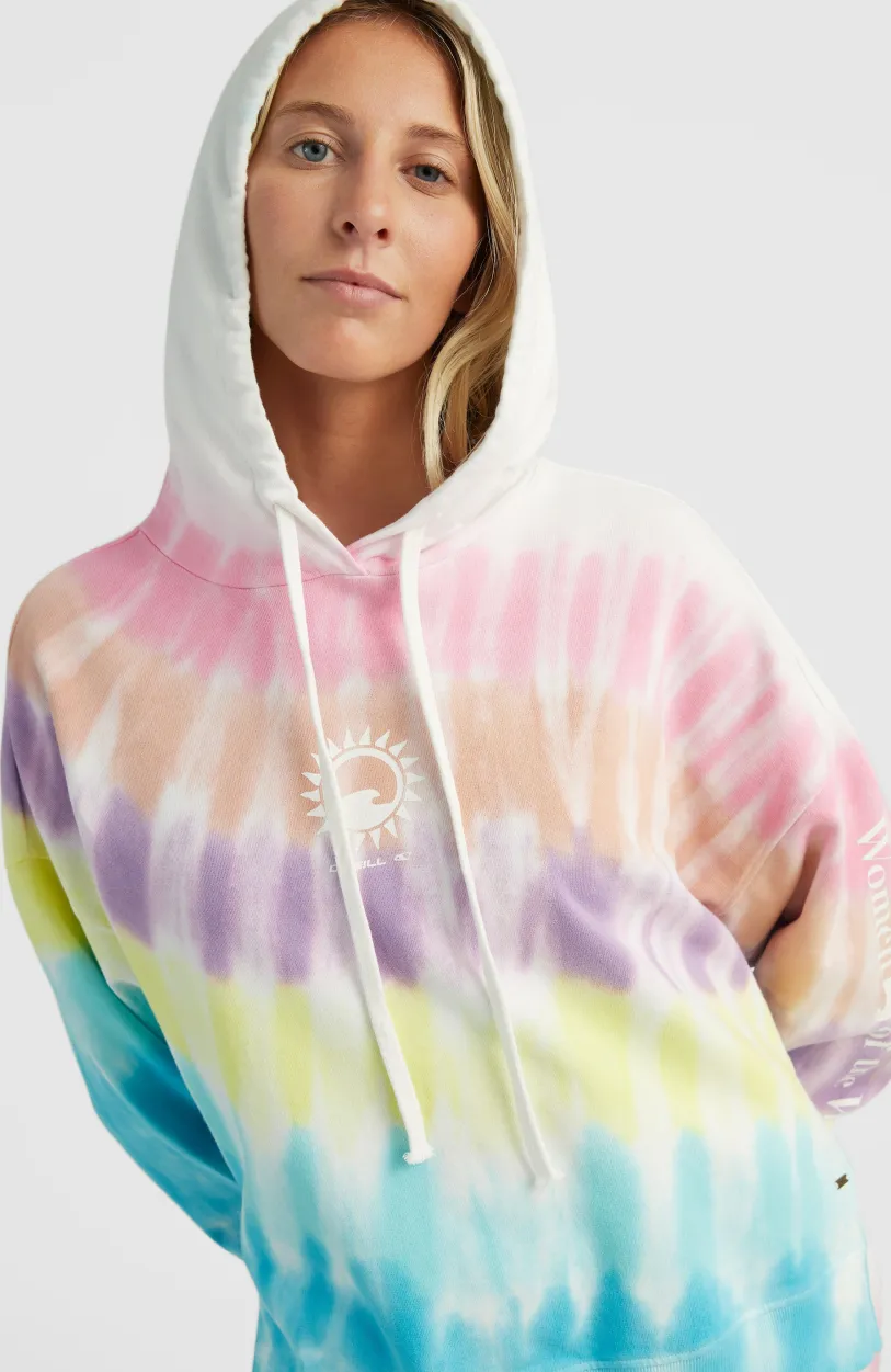 O’Neill Women Of The Wave Hoodie | Blue Tie Dye