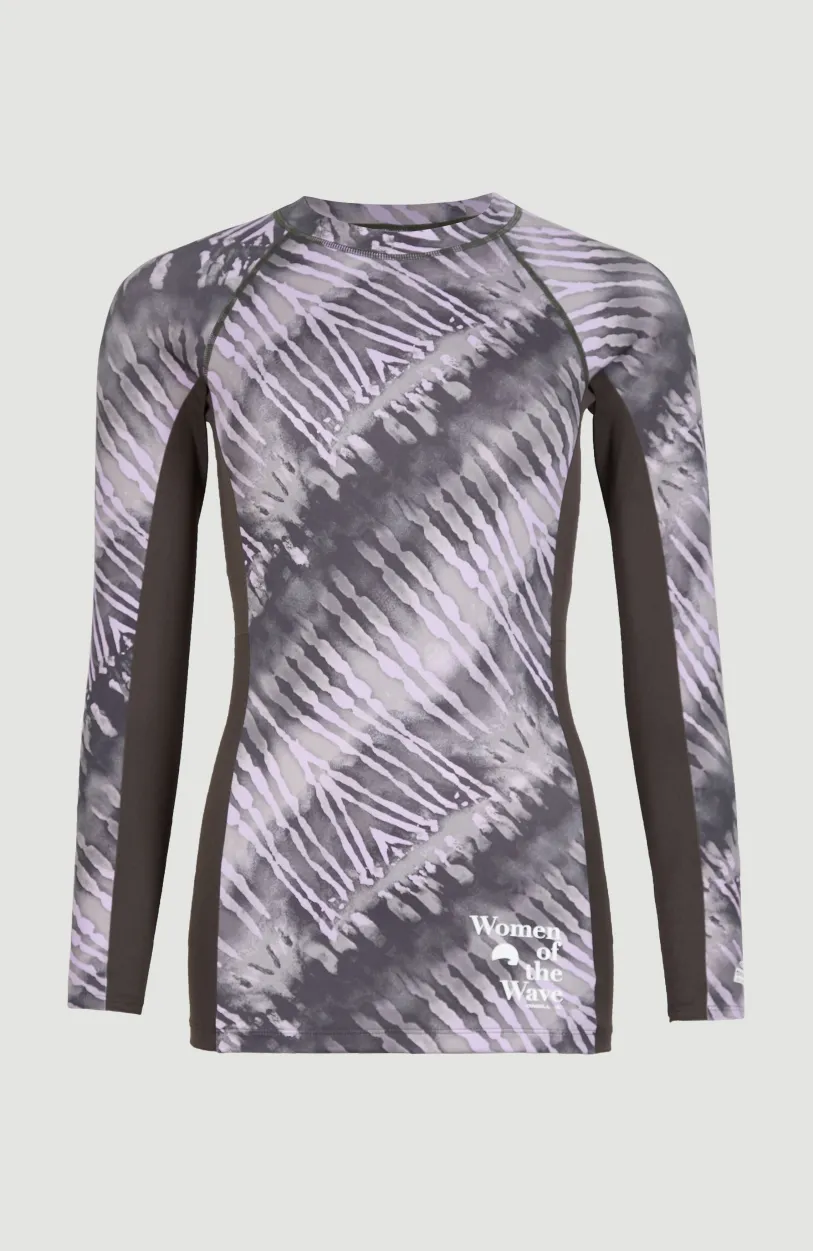 Online O’Neill Women Of The Wave Longsleeve UPF 50+ Sun Shirt Skin | Grey Tie Dye