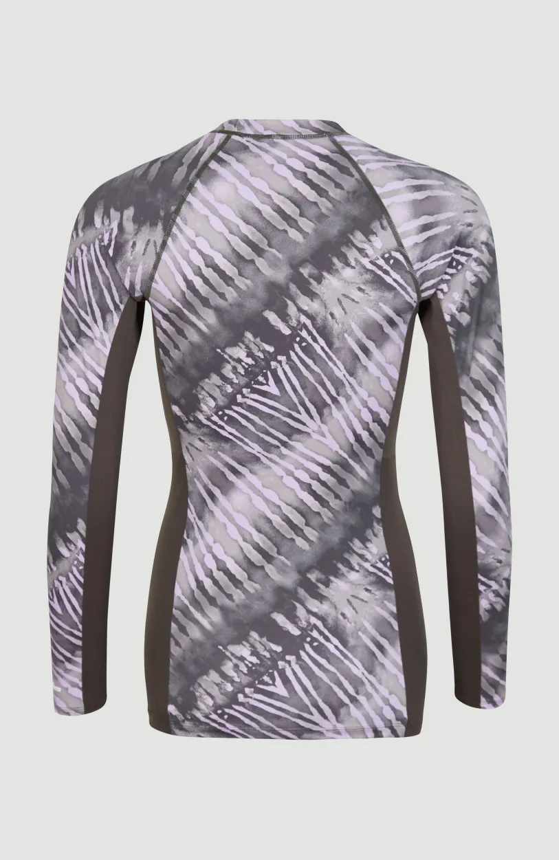 Online O’Neill Women Of The Wave Longsleeve UPF 50+ Sun Shirt Skin | Grey Tie Dye