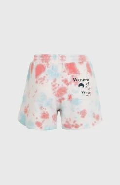 Outlet O’Neill Women Of The Wave Sweatshort | Pink Ice Cube Tie Dye