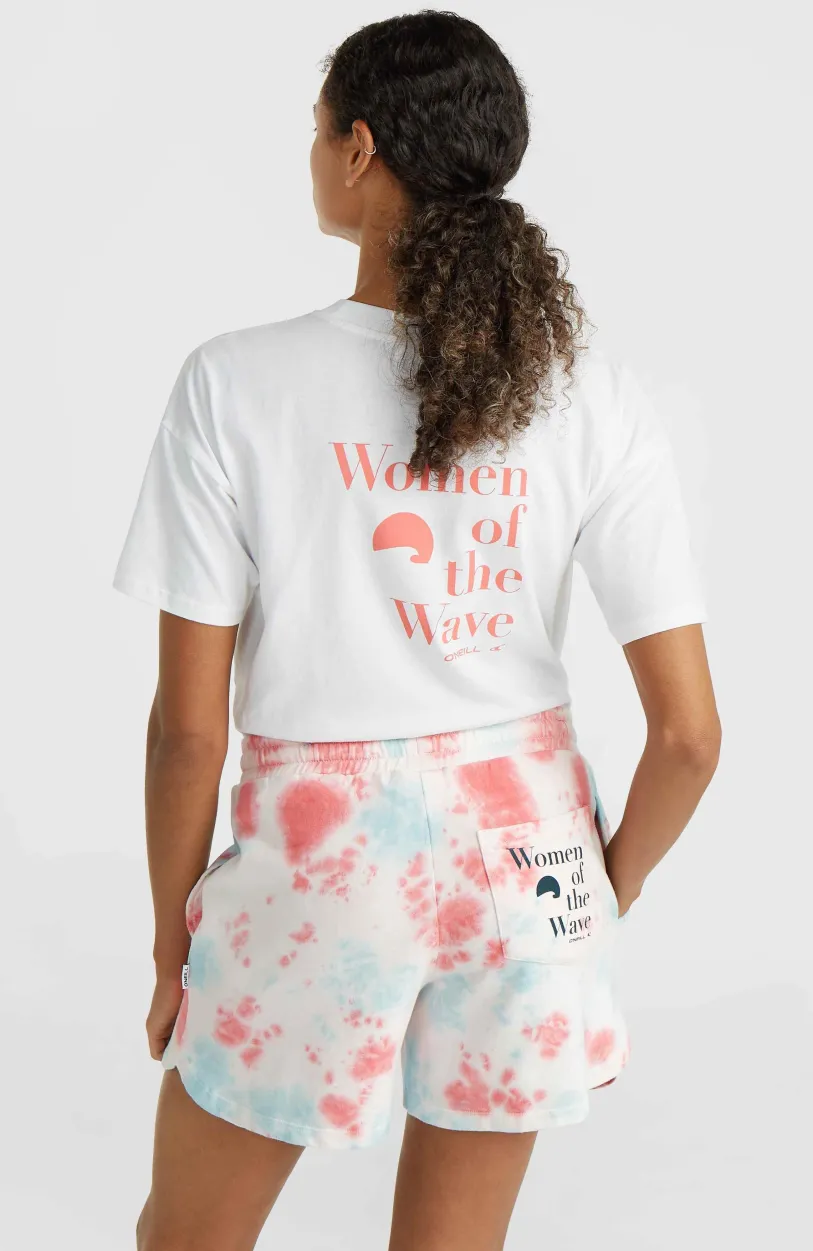 Outlet O’Neill Women Of The Wave Sweatshort | Pink Ice Cube Tie Dye