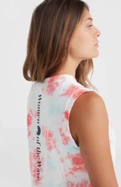 O’Neill Women Of The Wave Tanktop | Pink Ice Cube Tie Dye