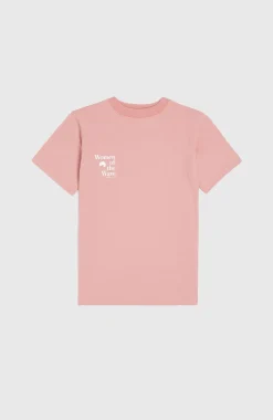 New O’Neill Women Of The Wave T-shirt | Genuine Pink
