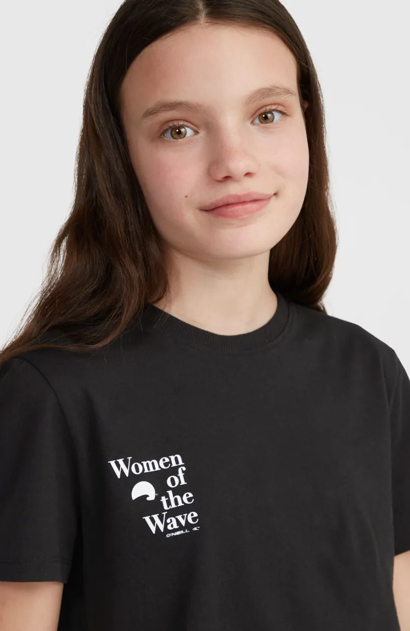 Hot O’Neill Women Of The Wave T-shirt | Black Out