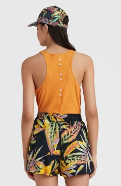 New O’Neill Zomershort Amiri Met Hoge Taille | Black Tropical Flower