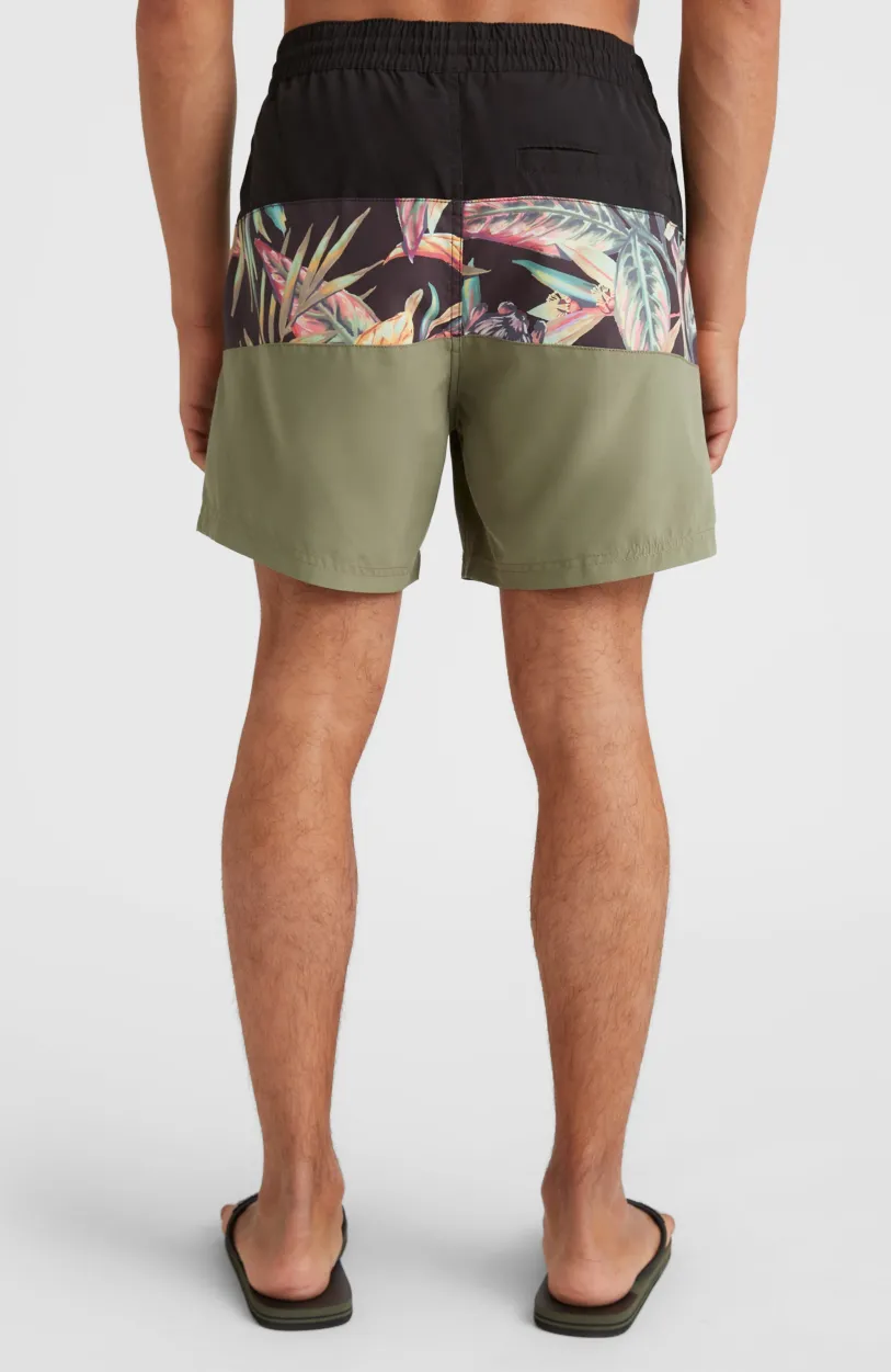 O’Neill Zwemshort Cali Block 15'' | Black Tropical Flower