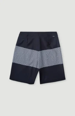 Hot O’Neill Zwemshort Cali Block 13'' | Black & White SNSC