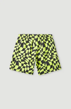 Clearance O’Neill Zwemshort Cali Crazy 14'' | Yellow Checkboard
