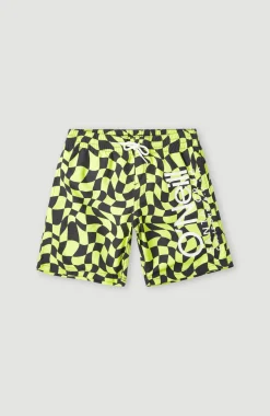 Clearance O’Neill Zwemshort Cali Crazy 14'' | Yellow Checkboard