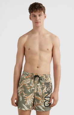 Best O’Neill Zwemshort Cali Floral 16'' | Deep Lichen Tonal Floral