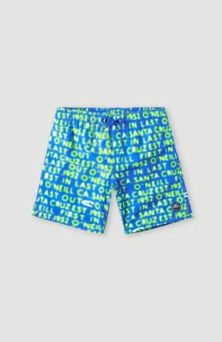 Best O’Neill Zwemshort Cali Gradient 14'' | Bright Blue Neon Lights