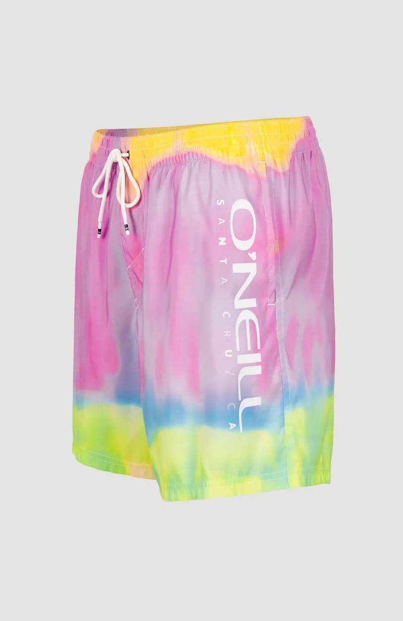 Clearance O’Neill Zwemshort Cali Melting 16'' | Orange Melting Gradient