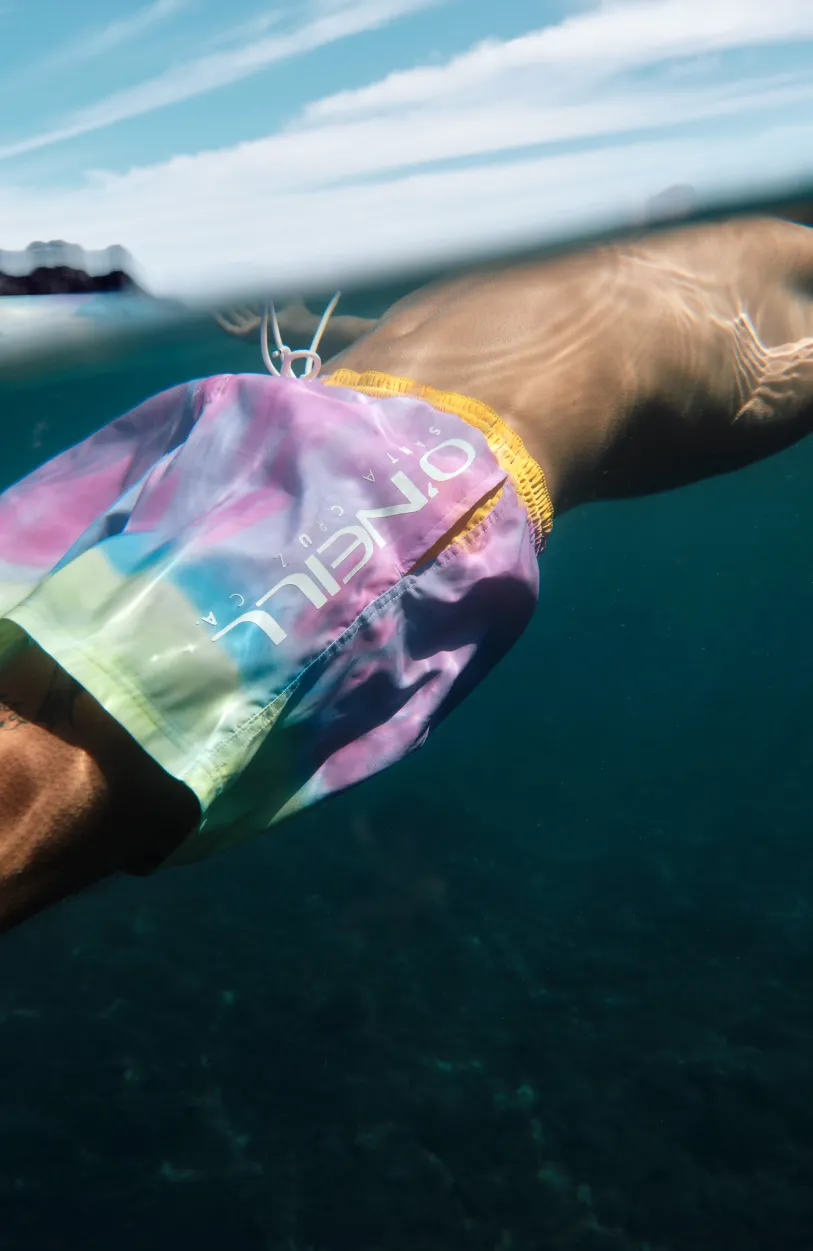 Clearance O’Neill Zwemshort Cali Melting 16'' | Orange Melting Gradient