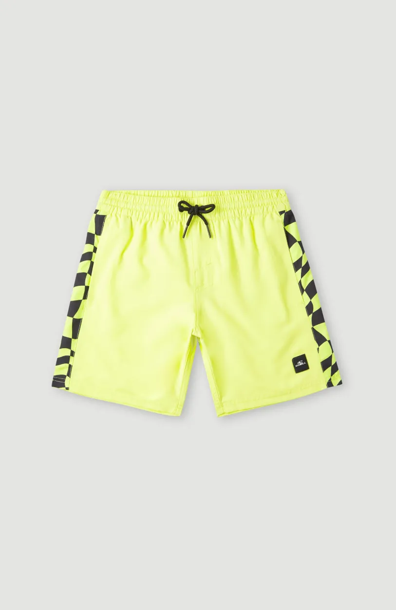 Online O’Neill Zwemshort Cali Panel 14'' | Sunny Lime Colour Block