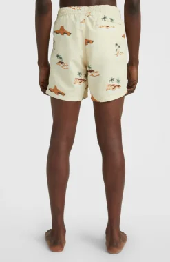New O’Neill Zwemshort Cali Print 15'' | Beige Lost Island