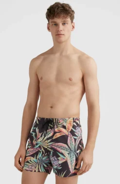 Sale O’Neill Zwemshort Cali Print 15'' | Black Tropical Flower