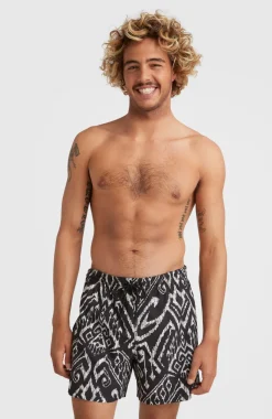 Clearance O’Neill Zwemshort Cali Print 15'' | Black Magic Carpet