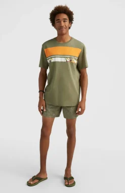 Clearance O’Neill Zwemshort Cali Print 15'' | Deep Lichen Magic Carpet